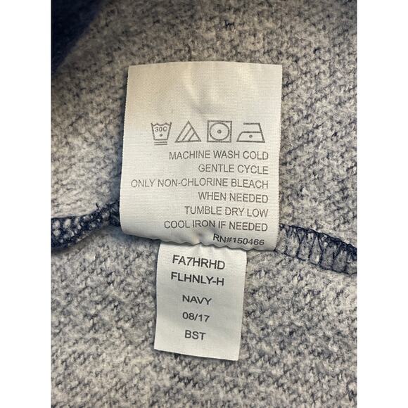Heather Rye Mens Blue 3 Button Henley Hoodie Medium Pre-owned - Picture 4 of 6